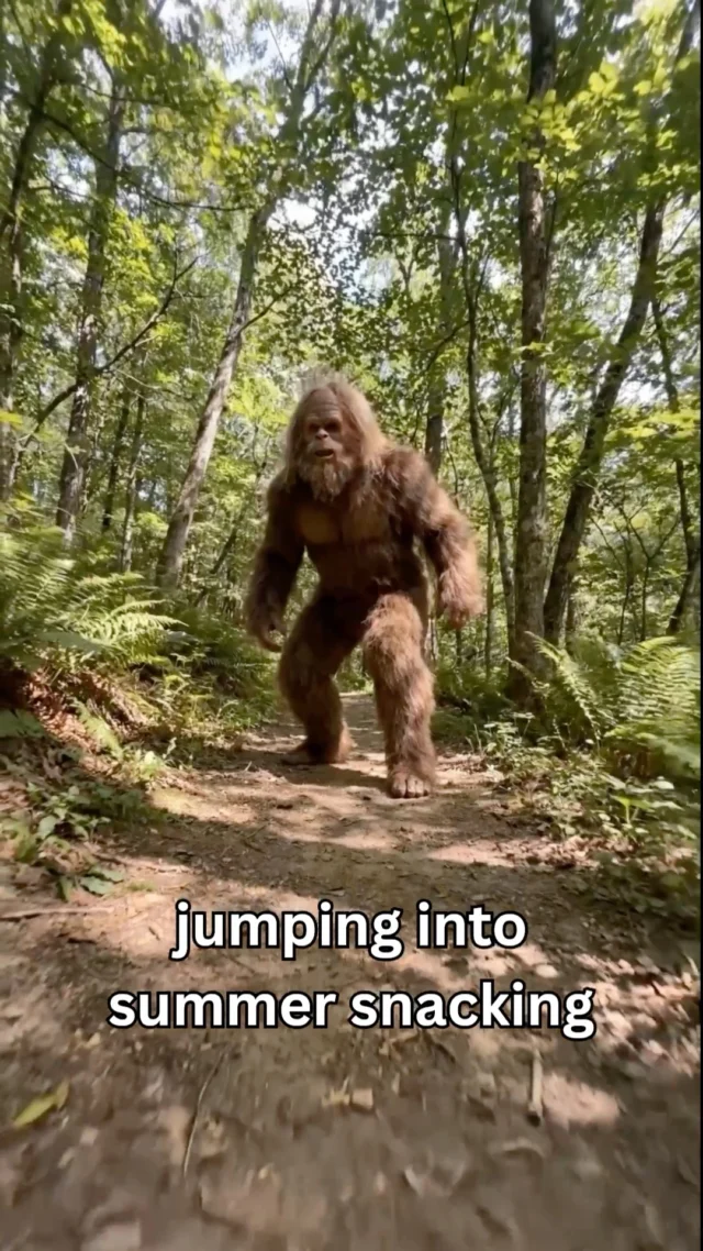 Sasquatches, social trends, and sheer cliffs do not mix. Thankfully, summertime and meaty snacks do.

#snacking #JackLinksCanada